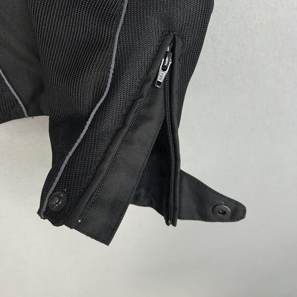 Frank Thomas Motorcycle Jacket Womens Medium Black Mesh CE Armor Waterproof - Picture 15 of 16